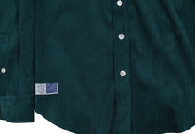 Load image into Gallery viewer, Pacific Blue-Green Corduroy Shirt