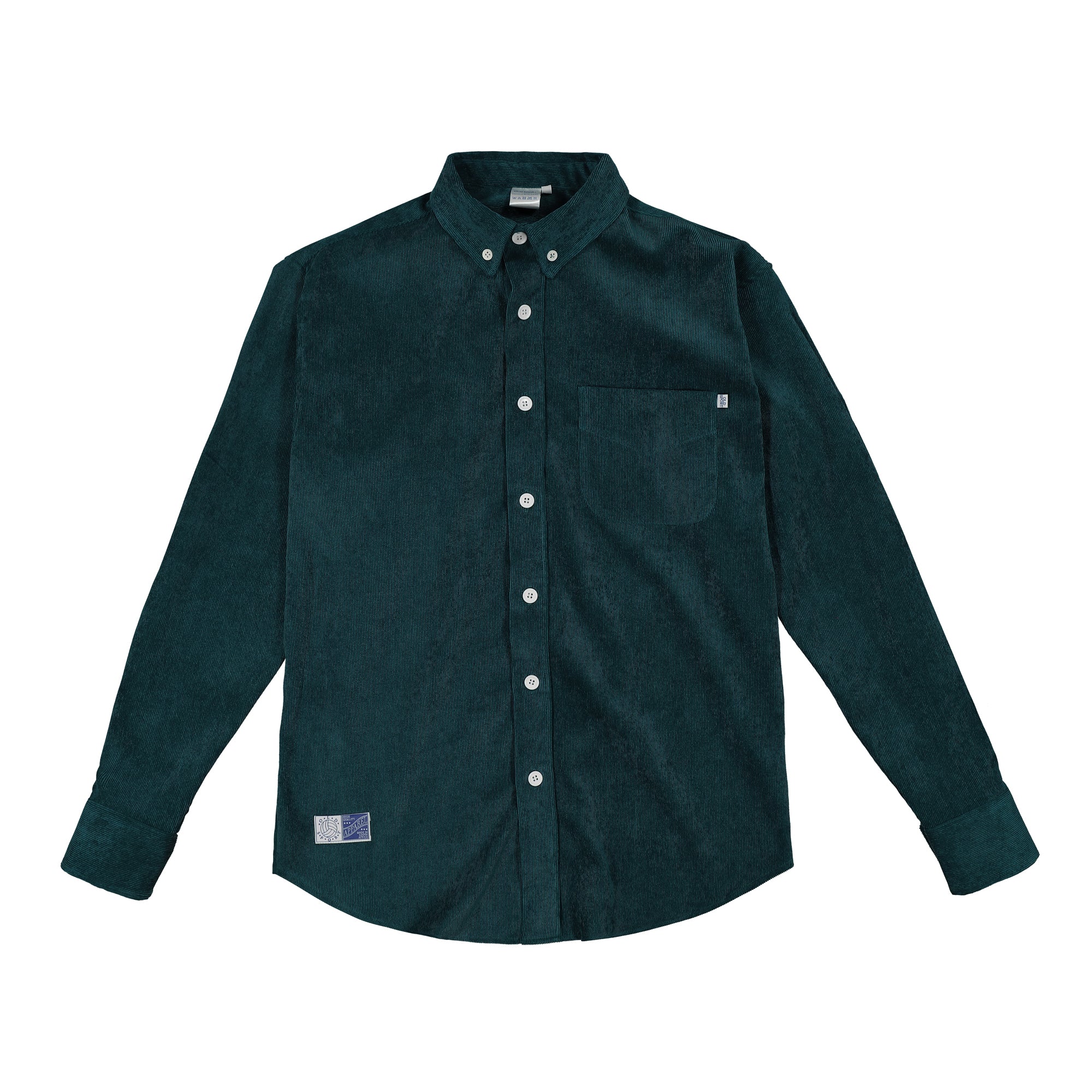 Pacific Blue-Green Corduroy Shirt