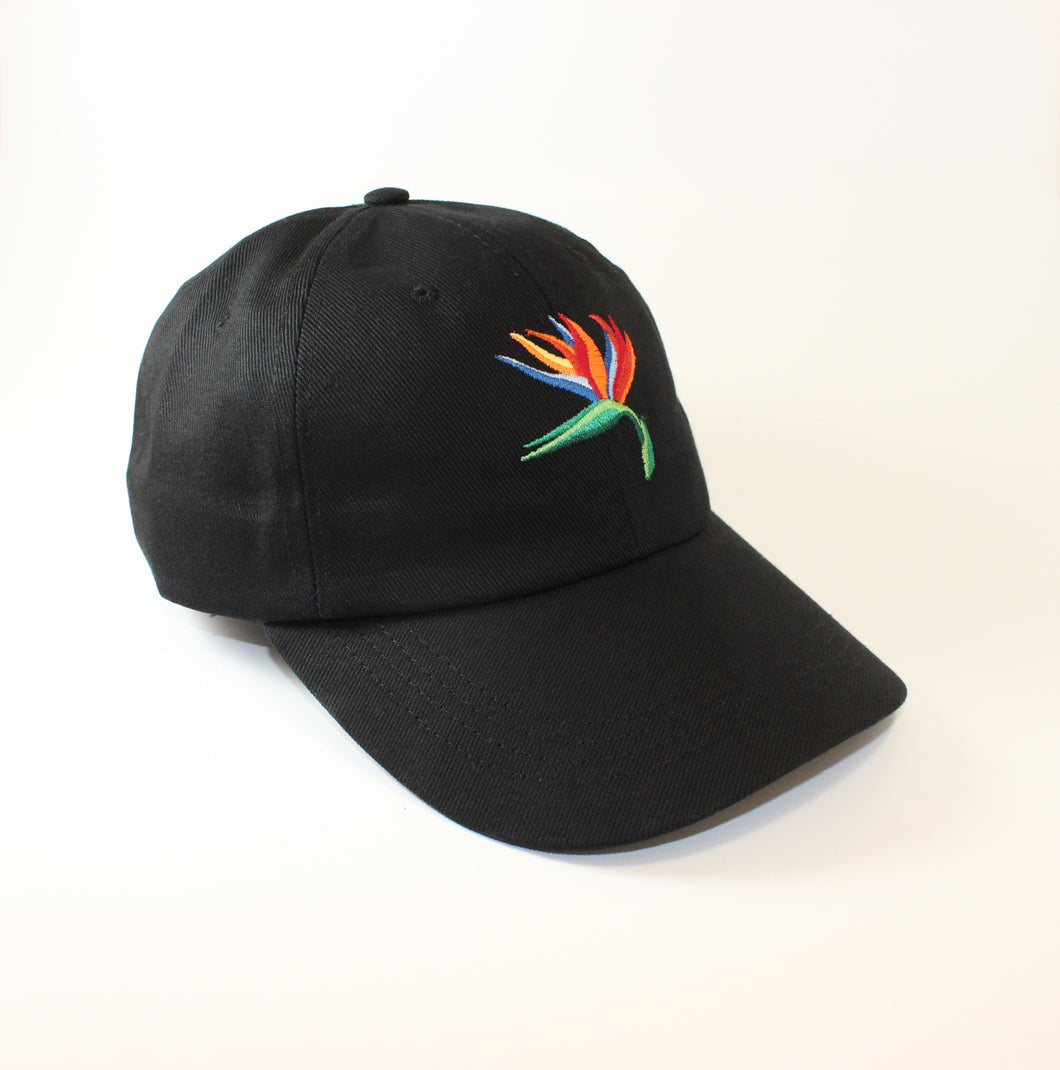 Black Strelitzia Dad Cap