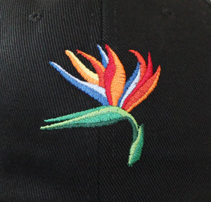 Black Strelitzia Dad Cap